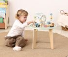 Tooky Toy, drewniany stolik edukacyjny, zoo
