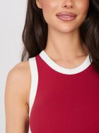 Top damski, czerwony, Sublevel