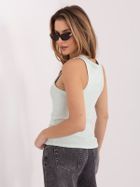 Top damski, miętowy, Sublevel