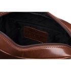 Torba listonoszka, brązowa, skórzana, Peterson