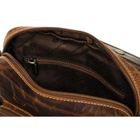 Torba listonoszka, brązowa, skórzana, Peterson