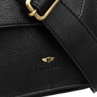 Torba listonoszka, czarna, skórzana, Peterson