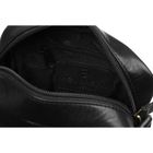 Torba listonoszka, czarna, skórzana, Peterson