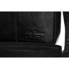 Torba listonoszka, czarna, skórzana, Peterson