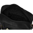 Torba listonoszka, czarna, skórzana, Peterson