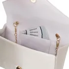 Torebka kopertówka, biała, Rovicky