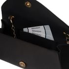 Torebka kopertówka, czarna, Rovicky