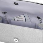 Torebka kopertówka, srebrna, Rovicky