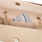 Torebka kopertówka, złota, Rovicky