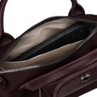 Torebka listonoszka, bordowa, Peterson