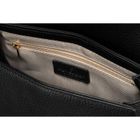 Torebka listonoszka, czarna, skóra ekologiczna, Peterson