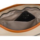 Torebka listonoszka, ecru, skóra ekologiczna, Peterson