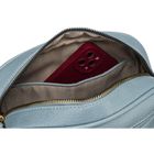 Torebka listonoszka, niebieska, skóra ekologiczna, Peterson