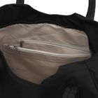 Torebka shopper, czarna, poliester, Peterson