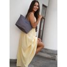 Torebka shopper, szara, Peterson