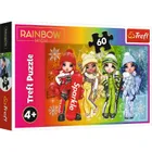 Trefl, Kraina Lodu 2, Skoczki, zręcznościowa gra familijna + Rainbow High, Radosne lalki, puzzle, 60 elementów gratis, zestaw promocyjny