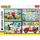 Trefl, Peanuts, Fistaszkowe przygody, puzzle, 4-250 elementów