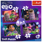 Trefl, Pozaziemskie misje Elio, puzzle 4w1
