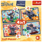 Trefl, Stitch The Movie, Wakacje na Hawajach, puzzle 4w1