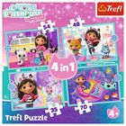 Trefl, Wielka przygoda Gabi, puzzle 4w1
