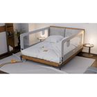 Tulano, Cover 30, barierka ochronna na łóżko, white-grey, 200 cm