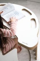 tupti.wood, 3w1: duży bujak montessori + duża zjeżdżalnia, drabinka + blat