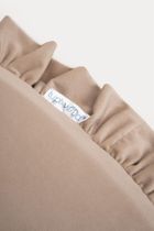 tupti.wood, mata piankowa z falbanką, beżowa