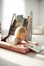 tupti.wood, mini biblioteczka montessori, szara