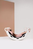 tupti.wood, poduszka do bujaka montessori, materac, granatowy