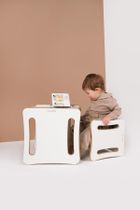 tupti.wood, Smally, 2w1: krzesełko, stolik