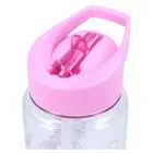 Unicorn Academy, Drink Up, bidon ze słomką, różowy, 450 ml