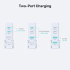 Unitek, ładowarka biurkowa, GAN 100W 2XUSB-A 2XUSB-C, czarna