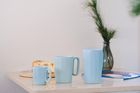 Vialli Design, dwa kubki ceramiczne z uszkiem, 330 ml, Fuori miętowe