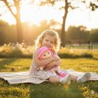 Victoria Sport, lalka szmaciana z dżwiękiem, różowa