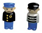 Viking Toys, City, posterunek policji z figurkami