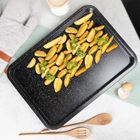 Vilde, blacha do pieczenia, granitowa, 46,5-32,5-2,5 cm