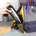 Vilde, butelka na wodę, szklana z silikonowym pokrowcem, czarna, 1l