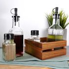 Vilde, butelki na oliwę i ocet, przyprawniki w stojaku, 5 elementów