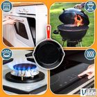 Vilde, Cast Enamel, patelnia żeliwna emaliowana z silikonową nakładką, 20 cm