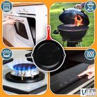 Vilde, Cast Enamel, patelnia żeliwna emaliowana z silikonową nakładką, 30 cm