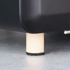 Vilde, chlebak metalowy, czarny, 35,5-21-23,5 cm