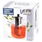 Vilde, dzbanek z zaparzaczem do herbaty, żaroodporny, szklany, 1,5 l