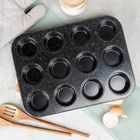 Vilde, forma do muffinek, granitowa, 35-26,5 cm