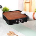 Vilde, forma do pieczenia, rozpinana, granitowa, 28-28-6,8 cm