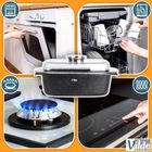 Vilde, Granitica, brytfanna granitowa z pokrywką, 5,4l, 39-22-17,5 cm