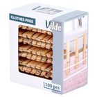 Vilde, klamerki na pranie, bambusowe, 100 szt.