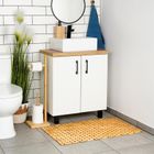 Vilde, mata antypoślizgowa łazienkowa, bambusowa, 80-50 cm