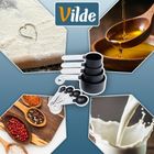 Vilde, miarki kuchenne, czarne, 8 szt.