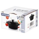 Vilde, miseczka do zapiekania, porcelanowa z pokrywką, 150 ml