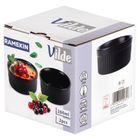 Vilde, miseczki do zapiekania, porcelanowe, czarne, 260 ml, 2 szt.